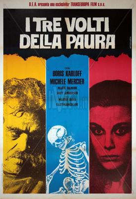 Les Trois visages de la peur - Poster - Italy Les Trois visages de la peur - Poster - Italy
