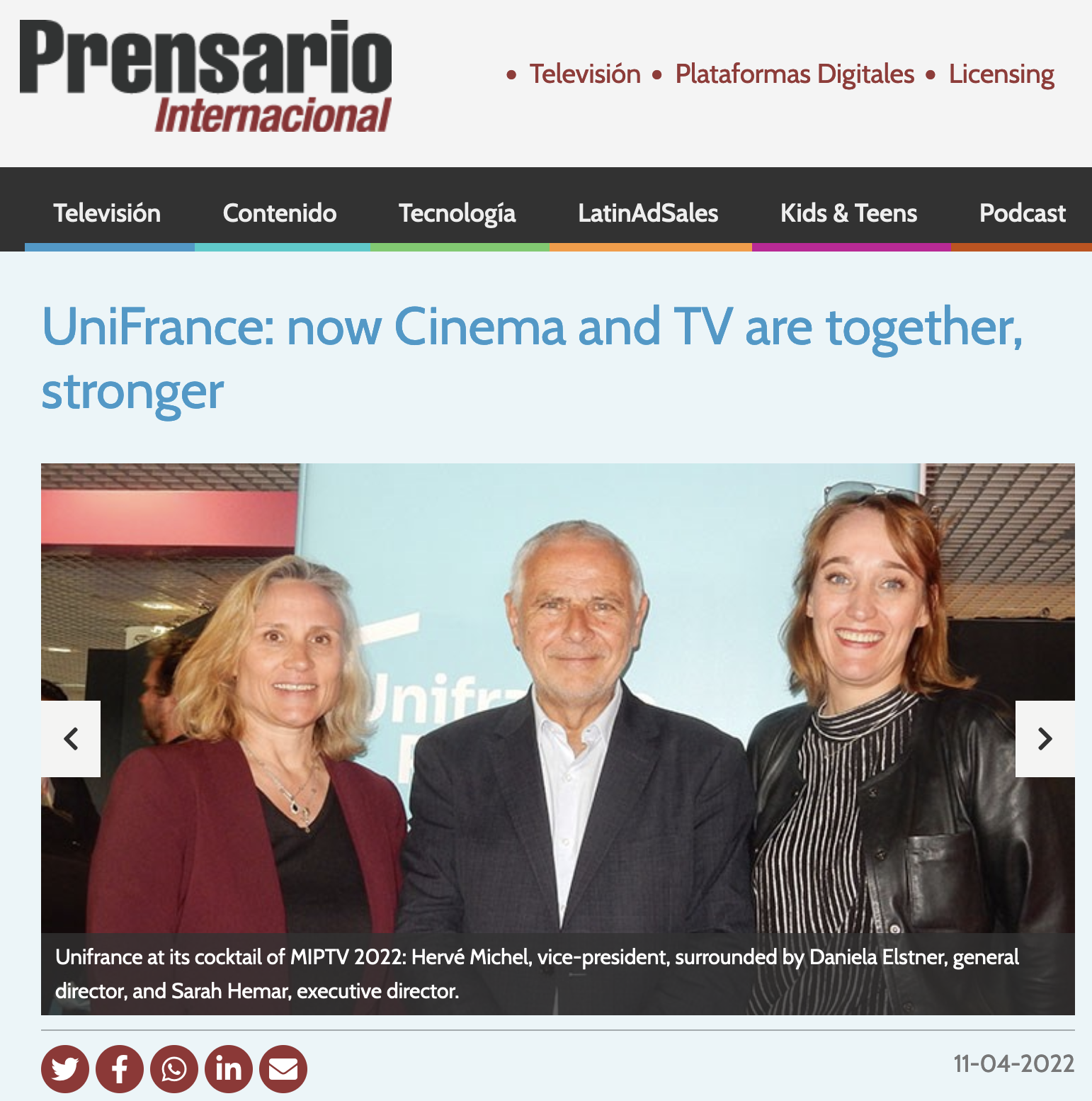 International press roundup: April 2022 International press roundup: April 2022