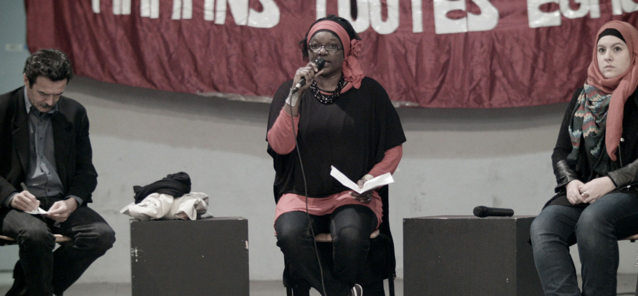 Amandine Gay, Antony Cordier, and Judith Davis in the United States with Young French Cinema 2019 Amandine Gay, Antony Cordier, and Judith Davis in the United States with Young French Cinema 2019