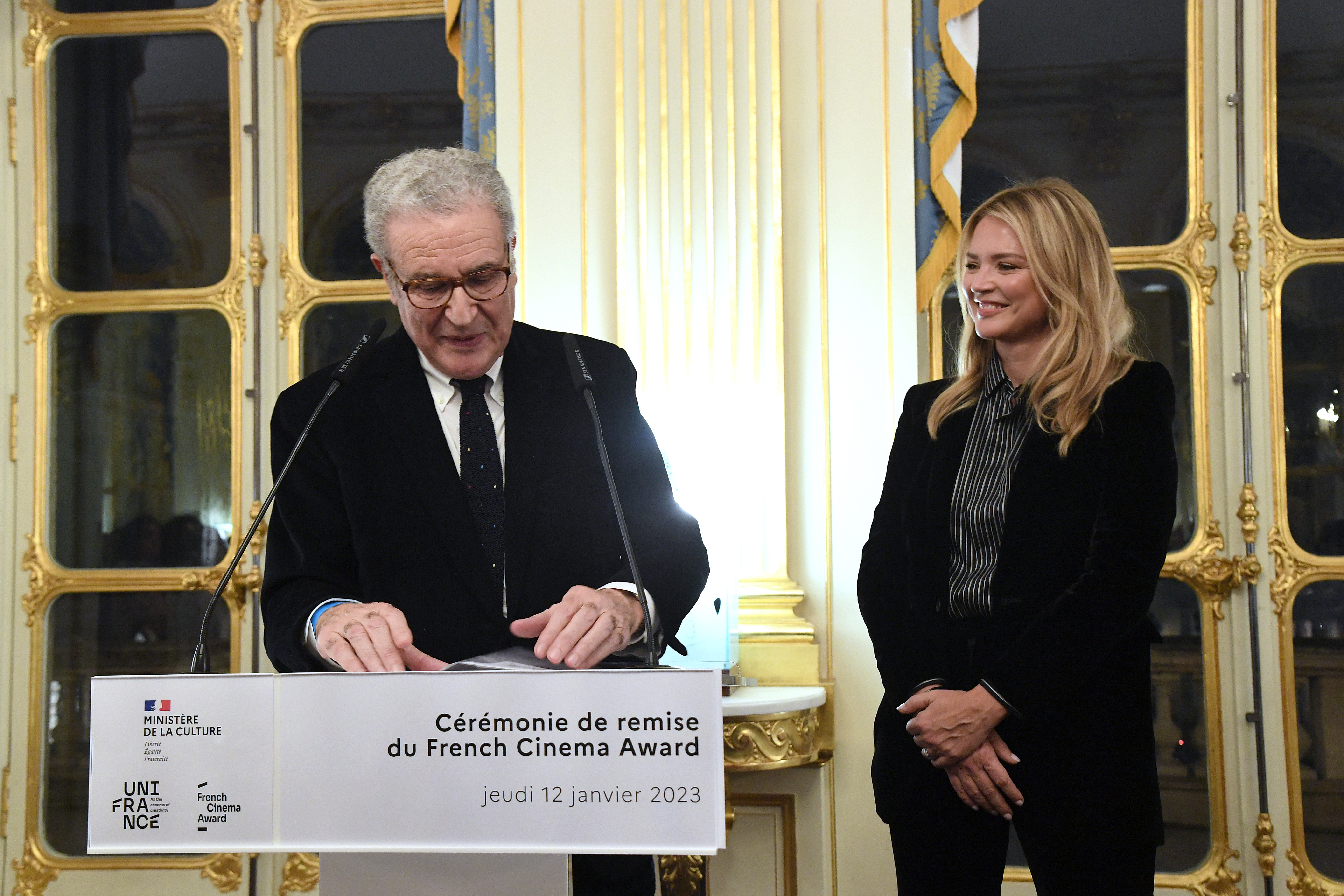 Virginie Efira receives a French Cinema Award from Unifrance - © Giancarlo Gorassini/Unifrance Virginie Efira receives a French Cinema Award from Unifrance - © Giancarlo Gorassini/Unifrance