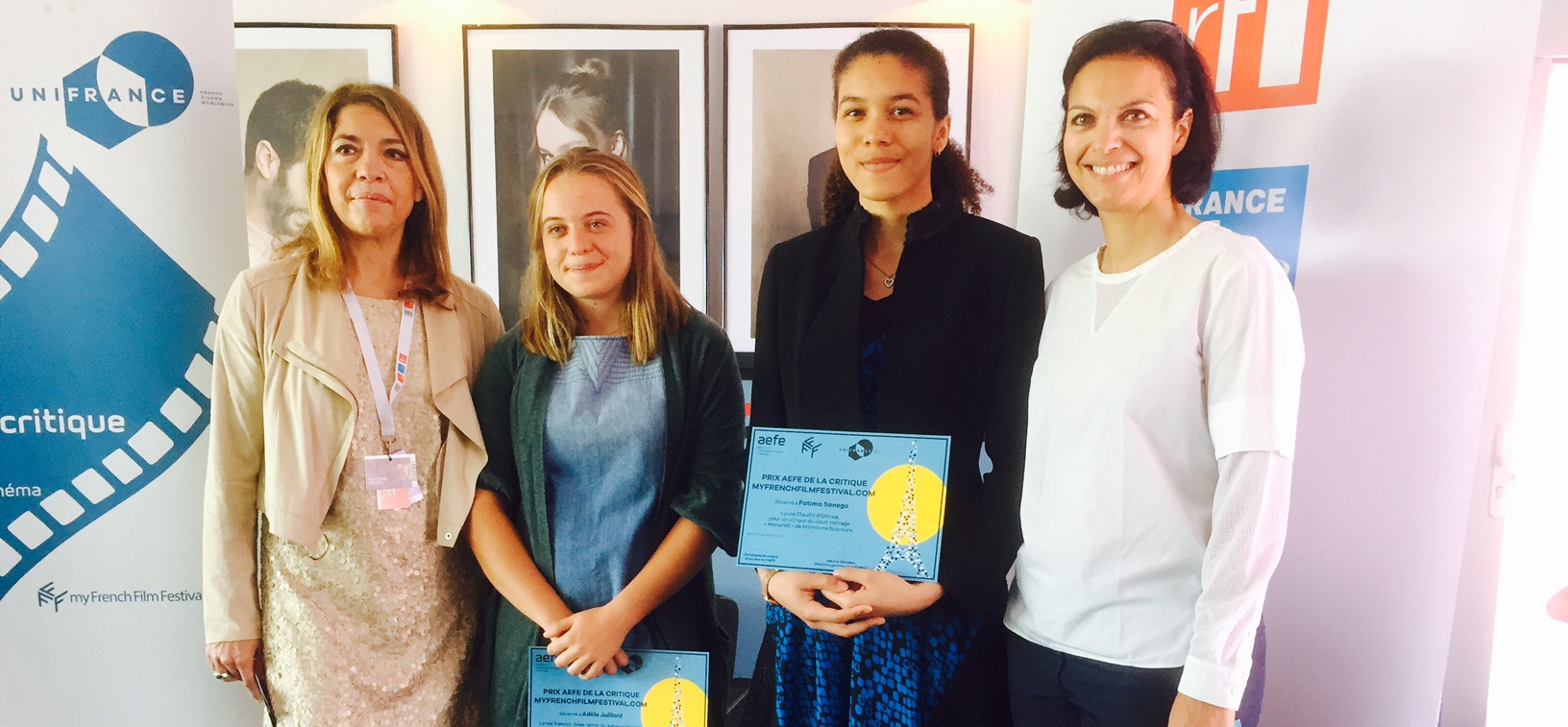 Remise à Cannes des Prix AEFE de la meilleure critique MyFrenchFilmFestival Remise à Cannes des Prix AEFE de la meilleure critique MyFrenchFilmFestival