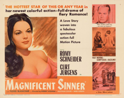 Adorable Sinner / Magnificient Sinner - Poster Royaume-Uni Adorable Sinner / Magnificient Sinner - Poster Royaume-Uni