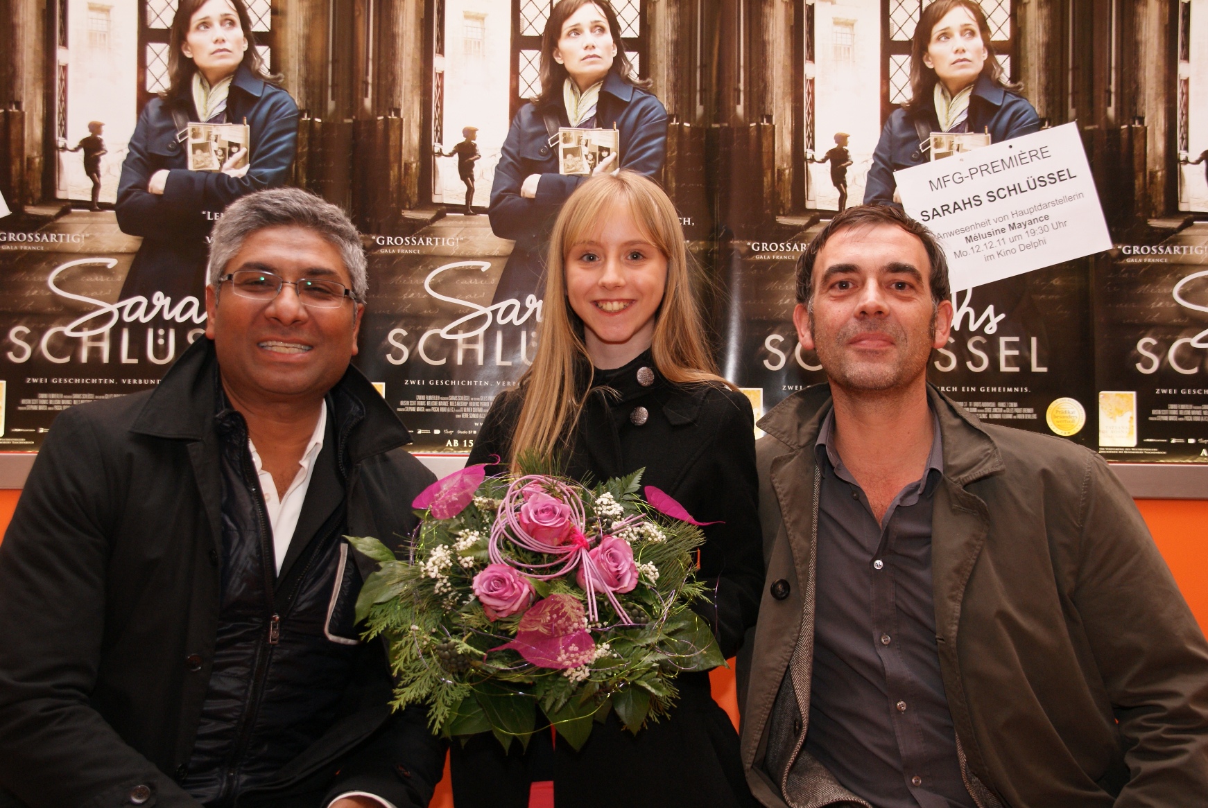 Sarah's Key wins the uniFrance Films/MFG Distribution Aid Award - Kamran Sardar Khan/Mélusine Mayance/Thomas Reisser Sarah's Key wins the uniFrance Films/MFG Distribution Aid Award - Kamran Sardar Khan/Mélusine Mayance/Thomas Reisser