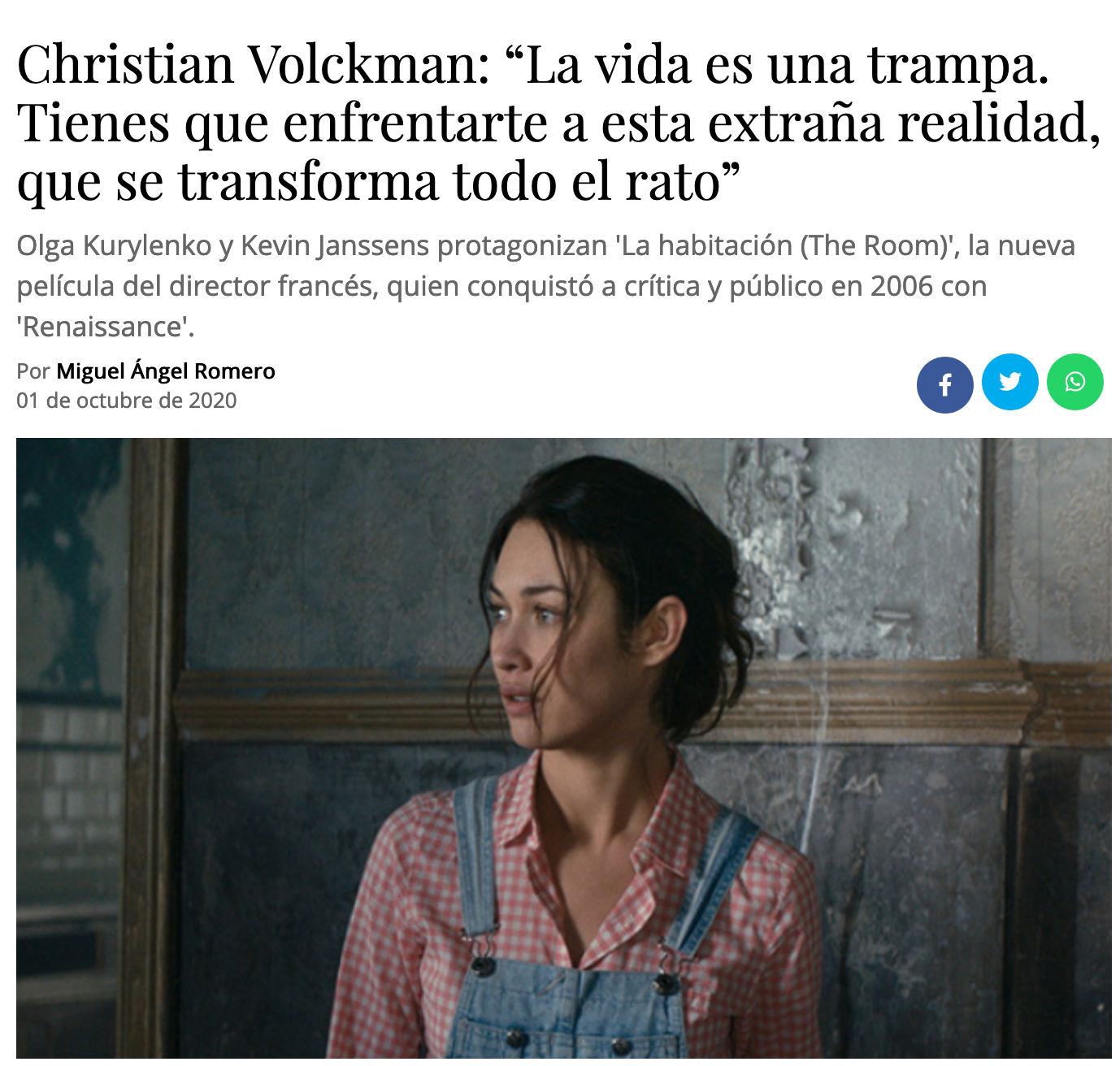 Revista de prensa - Octubre del 2020 Revista de prensa - Octubre del 2020