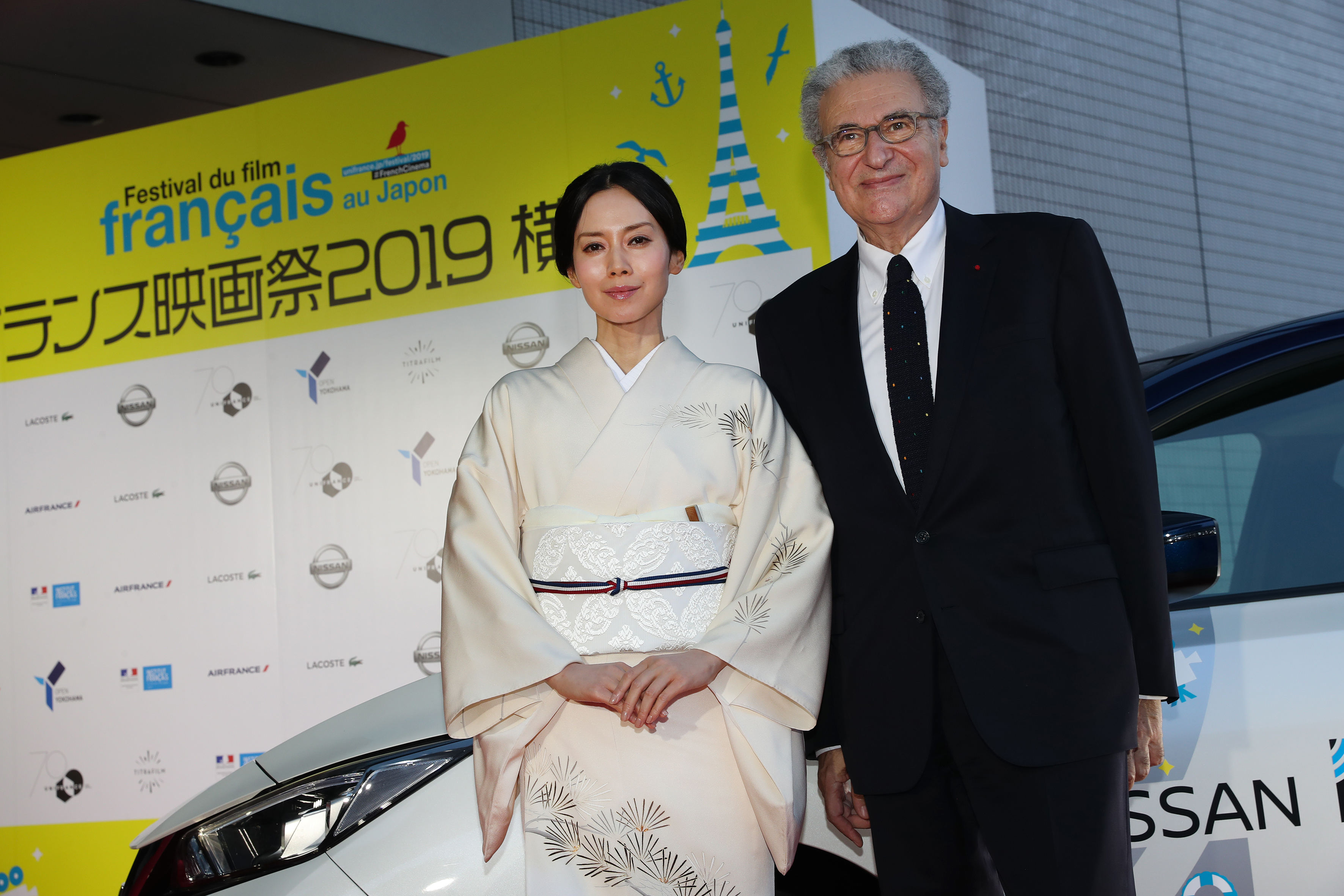 June 20: Opening of the 27th French Film Festival in Japan - Miki Nakatani et Serge Toubiana - © Laurent Campus June 20: Opening of the 27th French Film Festival in Japan - Miki Nakatani et Serge Toubiana - © Laurent Campus