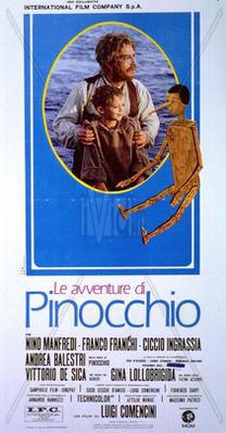 Les Aventures de Pinocchio - Poster Italie Les Aventures de Pinocchio - Poster Italie
