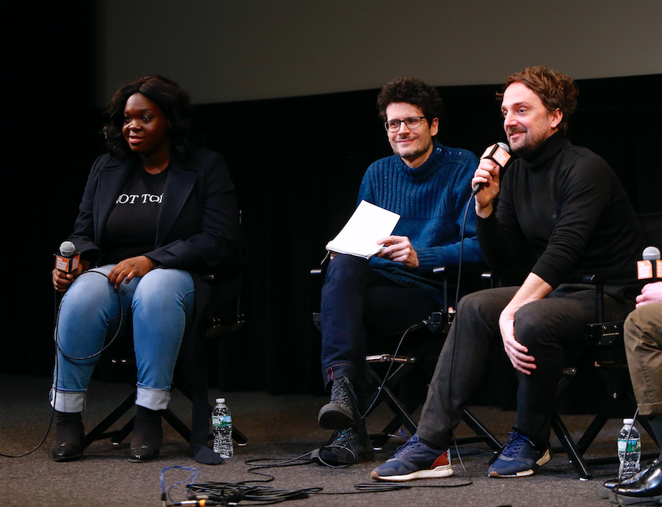 Balance de la 24ª edición de los Rendez Vous con el Cine Fancés en Nueva York - Deborah Lukumuena et Louis-Julien Petit au Q&A des - © Bestimage Balance de la 24ª edición de los Rendez Vous con el Cine Fancés en Nueva York - Deborah Lukumuena et Louis-Julien Petit au Q&A des - © Bestimage