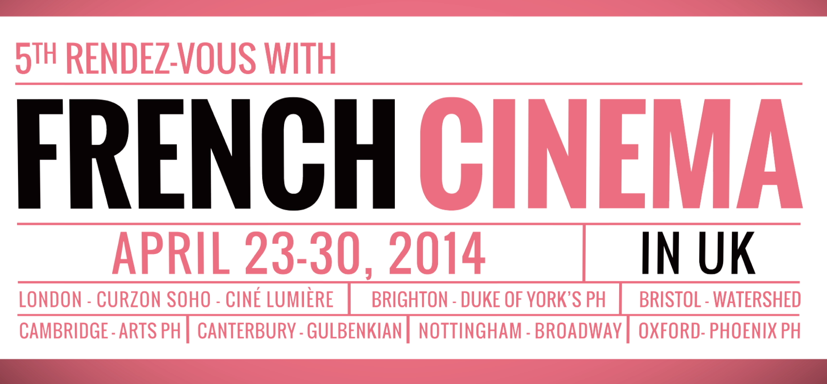 Official Trailer: 5th Rendez-Vous with French Cinema in the United Kingdom