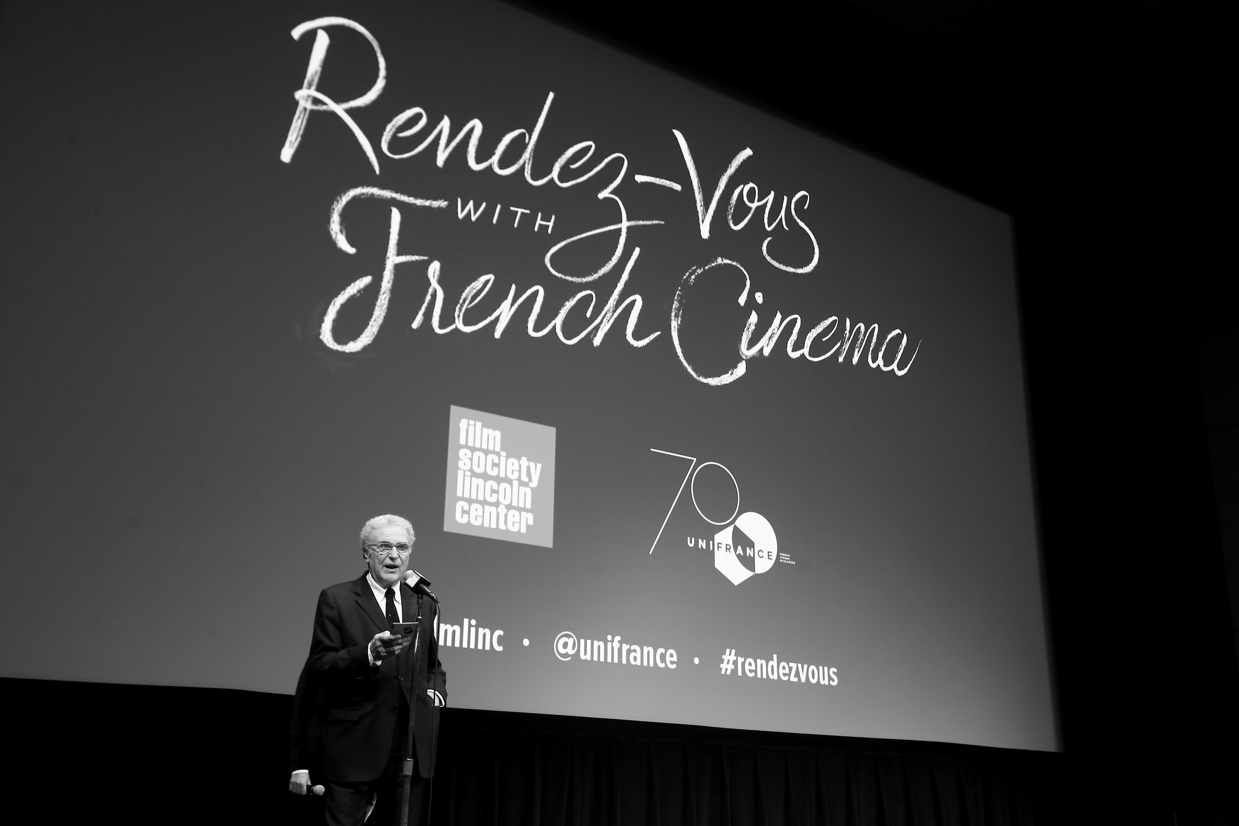 Balance de la 24ª edición de los Rendez Vous con el Cine Fancés en Nueva York - Serge Toubiana présente une séance scolaire - © Bestimage Balance de la 24ª edición de los Rendez Vous con el Cine Fancés en Nueva York - Serge Toubiana présente une séance scolaire - © Bestimage