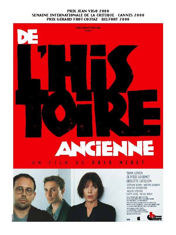 De l'histoire ancienne De l'histoire ancienne