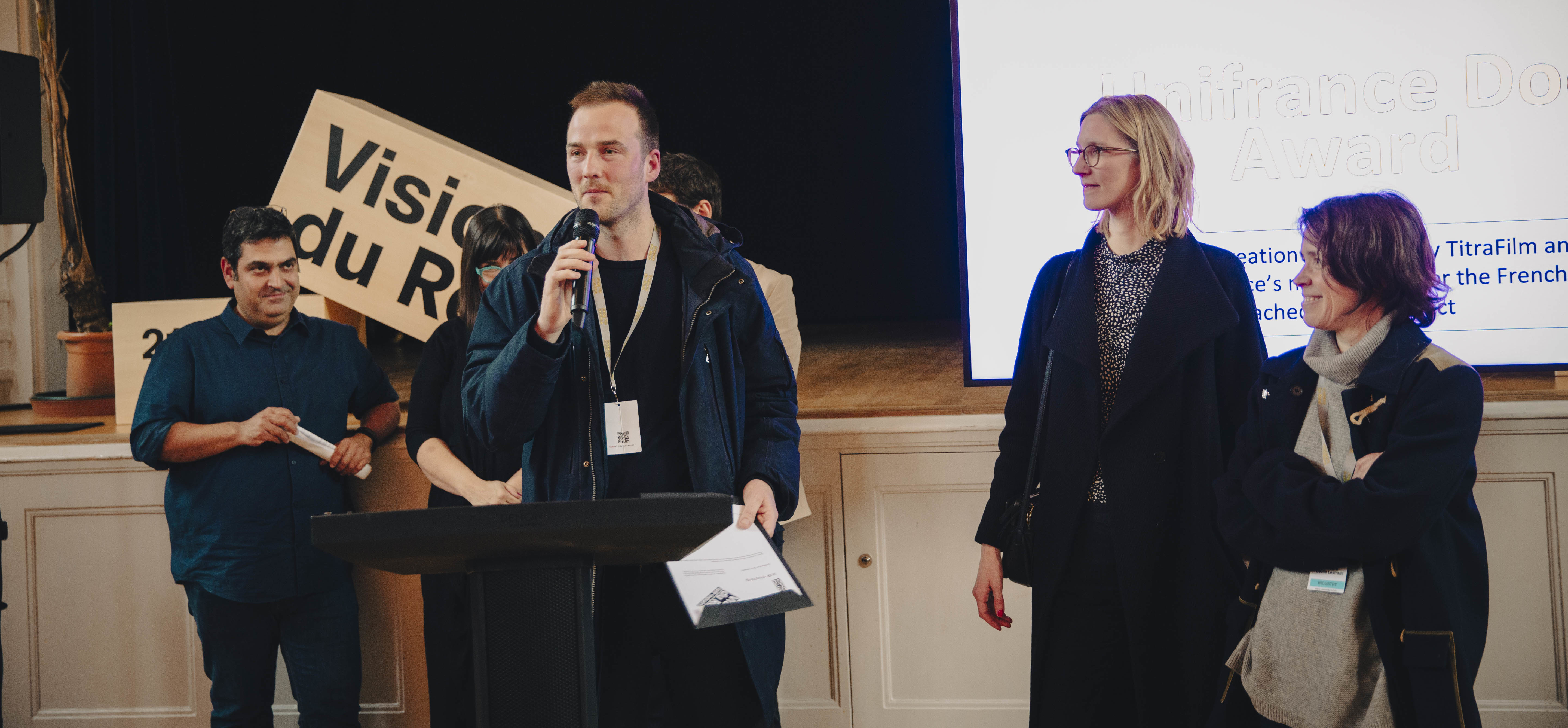 Le projet 'Gabin' reçoit le 4e Unifrance Doc Award au festival Visions du Réel - © Nikita Thevoz Le projet 'Gabin' reçoit le 4e Unifrance Doc Award au festival Visions du Réel - © Nikita Thevoz