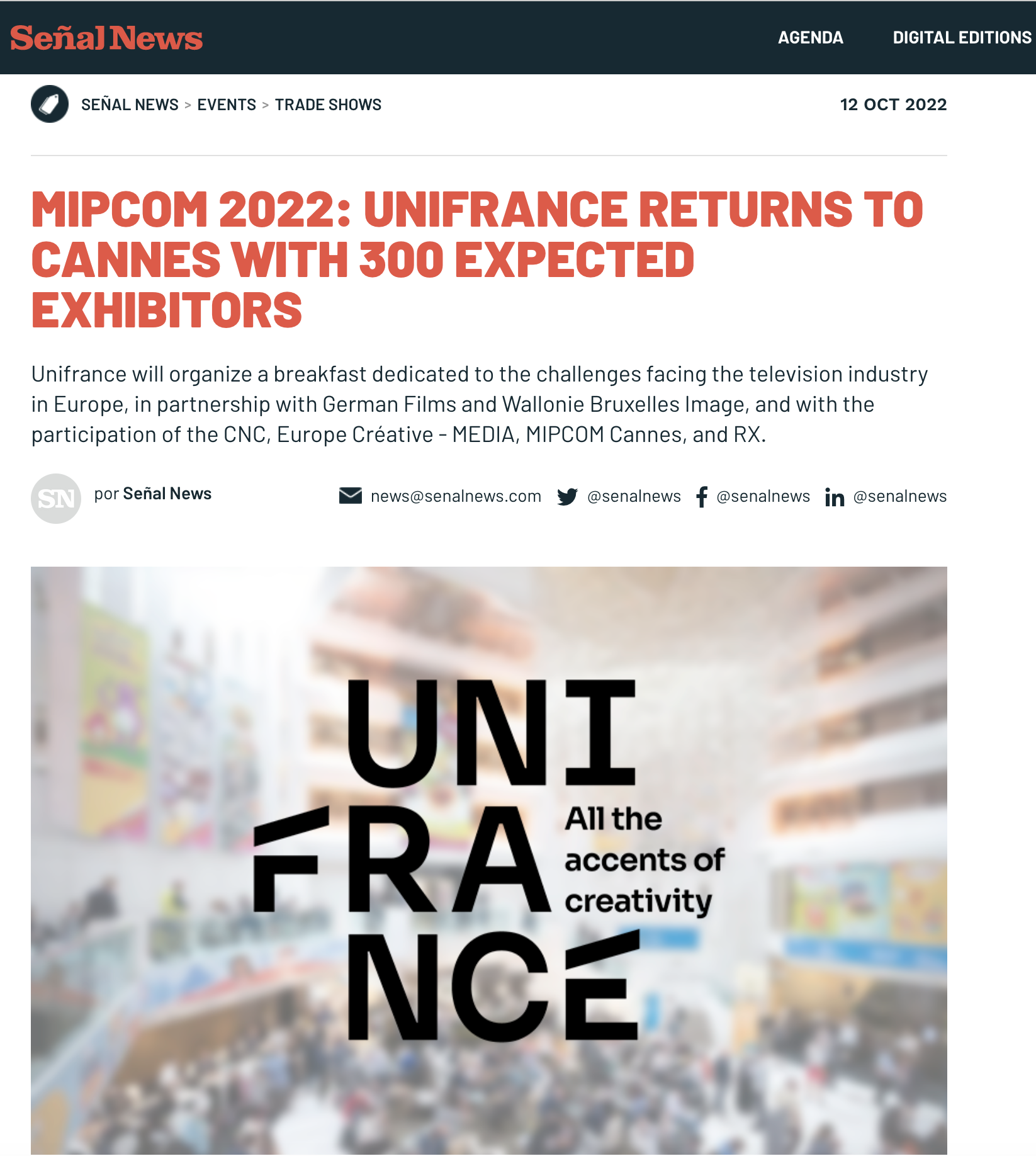 Revista de prensa internacional - Octubre del 2022 Revista de prensa internacional - Octubre del 2022