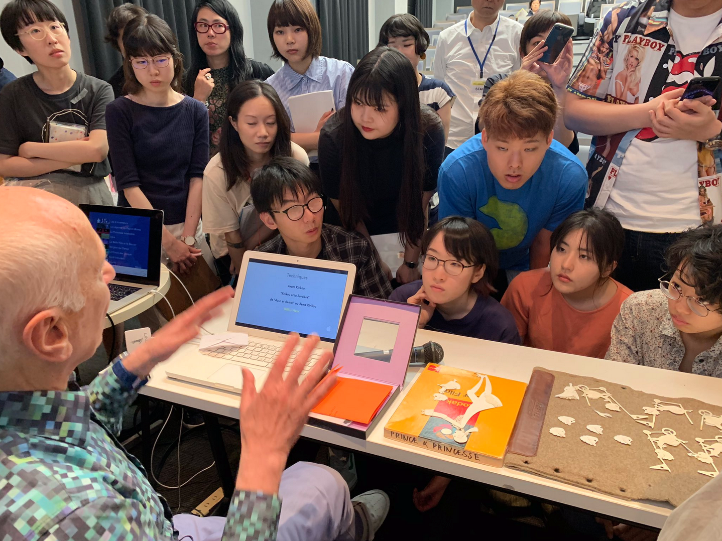 June 21: Day 2 of the Festival - Masterclass de Michel Ocelot à la Geidai University June 21: Day 2 of the Festival - Masterclass de Michel Ocelot à la Geidai University