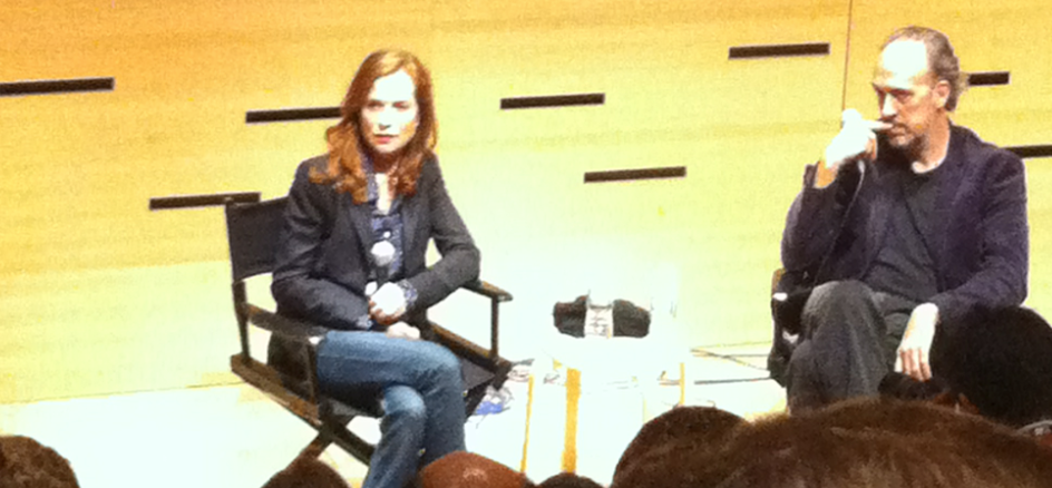 Isabelle Huppert en el Festival de Nueva York Isabelle Huppert en el Festival de Nueva York