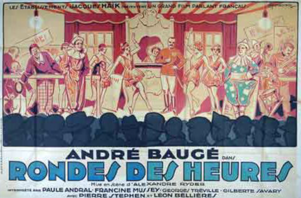 La Ronde des heures de Alexandre Ryder (1930) Unifrance