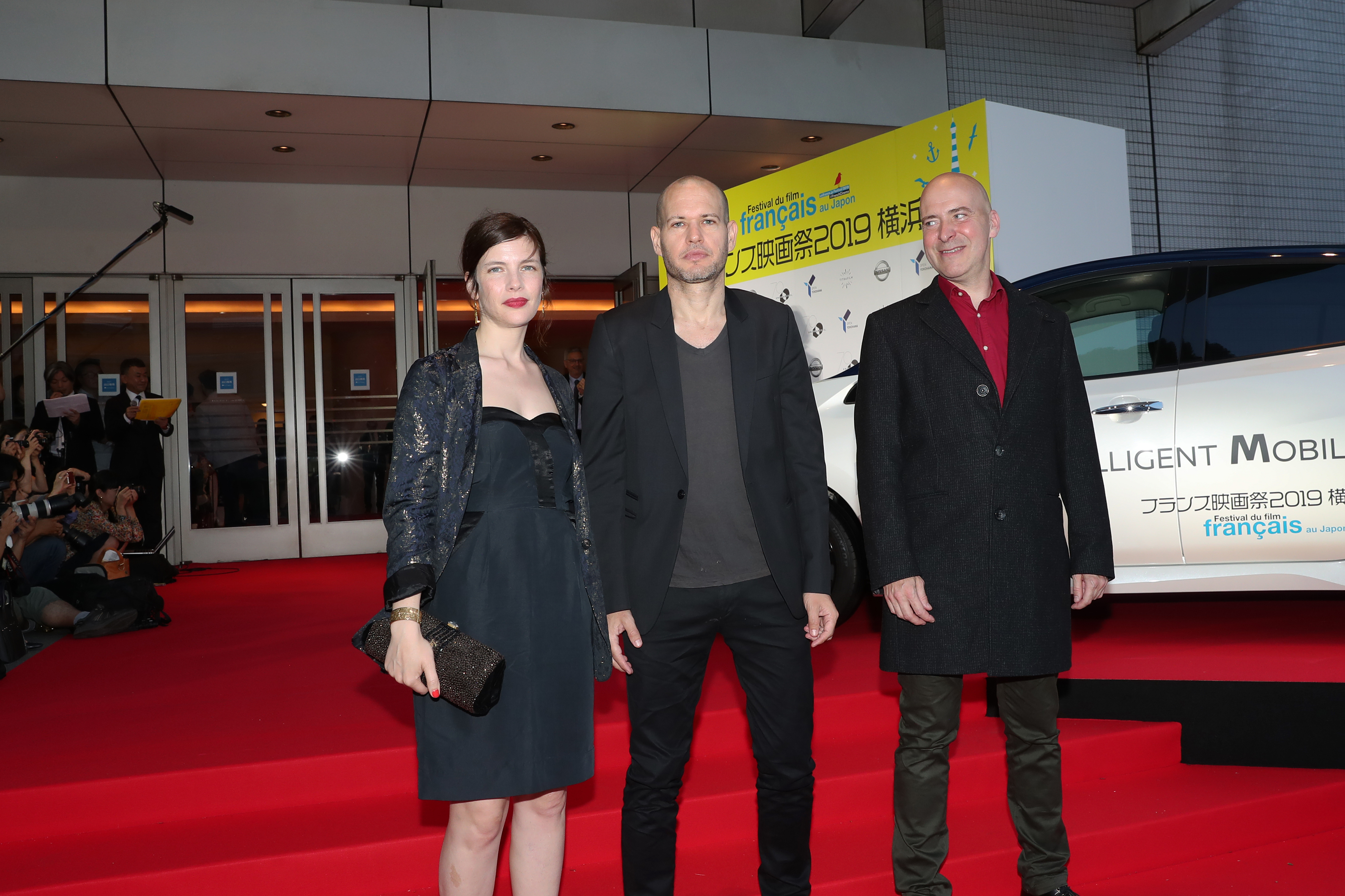 20 de junio – Inauguración del 27° Festival de Cine Francés de Japón - Judith Davis, Nadav Lapid et Sylvain Auzou (UniFrance) - © Laurent Campus 20 de junio – Inauguración del 27° Festival de Cine Francés de Japón - Judith Davis, Nadav Lapid et Sylvain Auzou (UniFrance) - © Laurent Campus