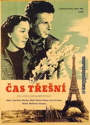 Le Temps des cerises - Poster Tchécoslovaquie Le Temps des cerises - Poster Tchécoslovaquie