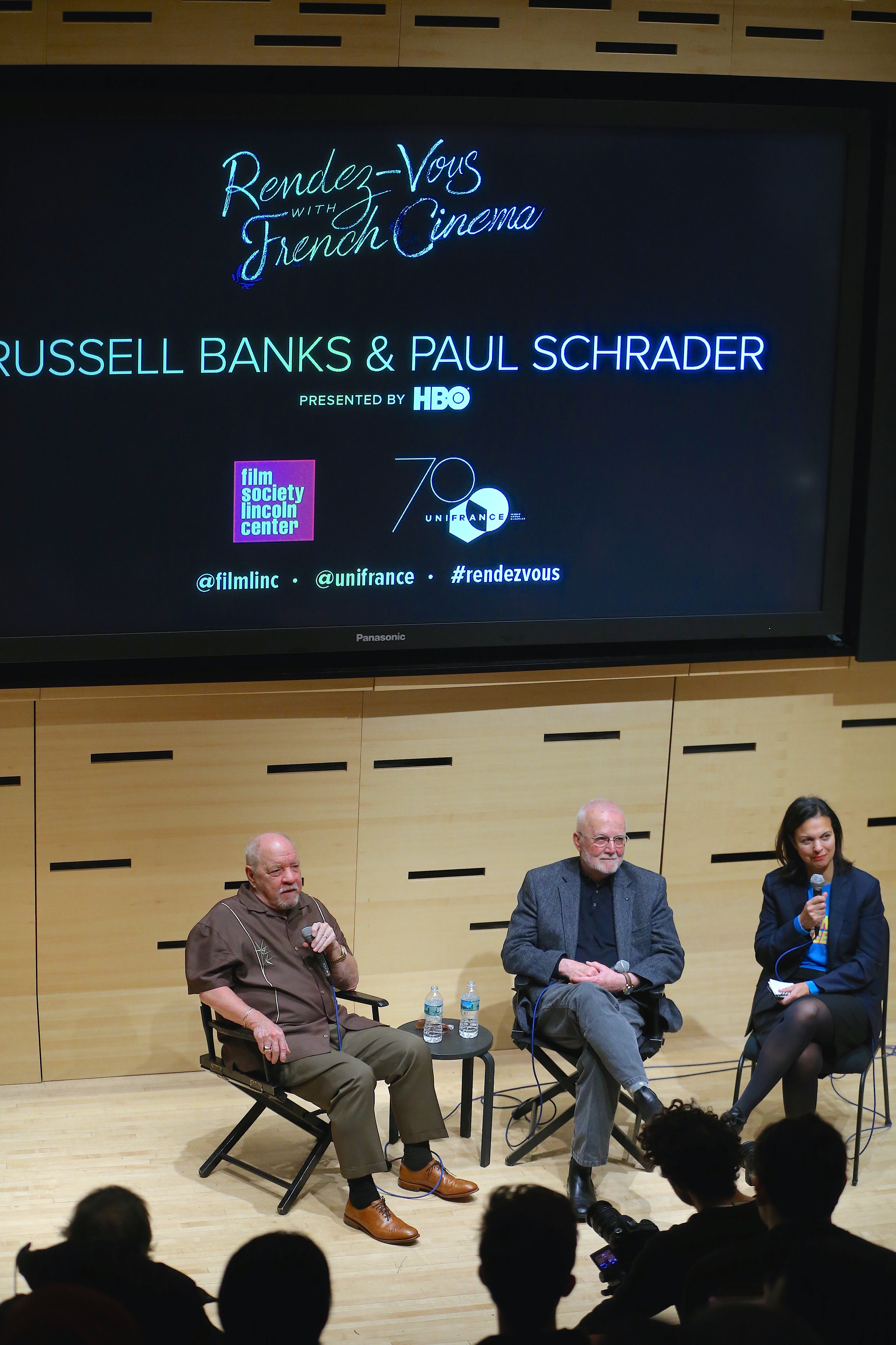 Bilan de la 24e édition des Rendez Vous with French Cinema in New York - Rencontre Russell Banks/Paul Schrader - © Bestimage Bilan de la 24e édition des Rendez Vous with French Cinema in New York - Rencontre Russell Banks/Paul Schrader - © Bestimage