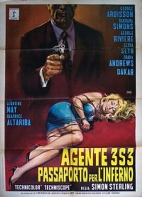 Agent 3S3, passeport pour l'enfer - Poster - Italy Agent 3S3, passeport pour l'enfer - Poster - Italy