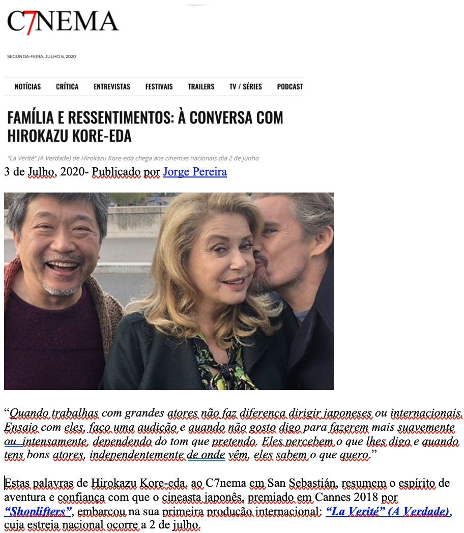 International press roundup: Summer 2020 International press roundup: Summer 2020