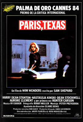 Paris, Texas - Poster Espagne Paris, Texas - Poster Espagne