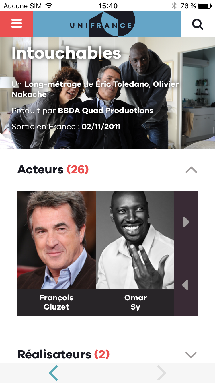 UniFrance lanza su nueva aplicación móvil UniFrance lanza su nueva aplicación móvil