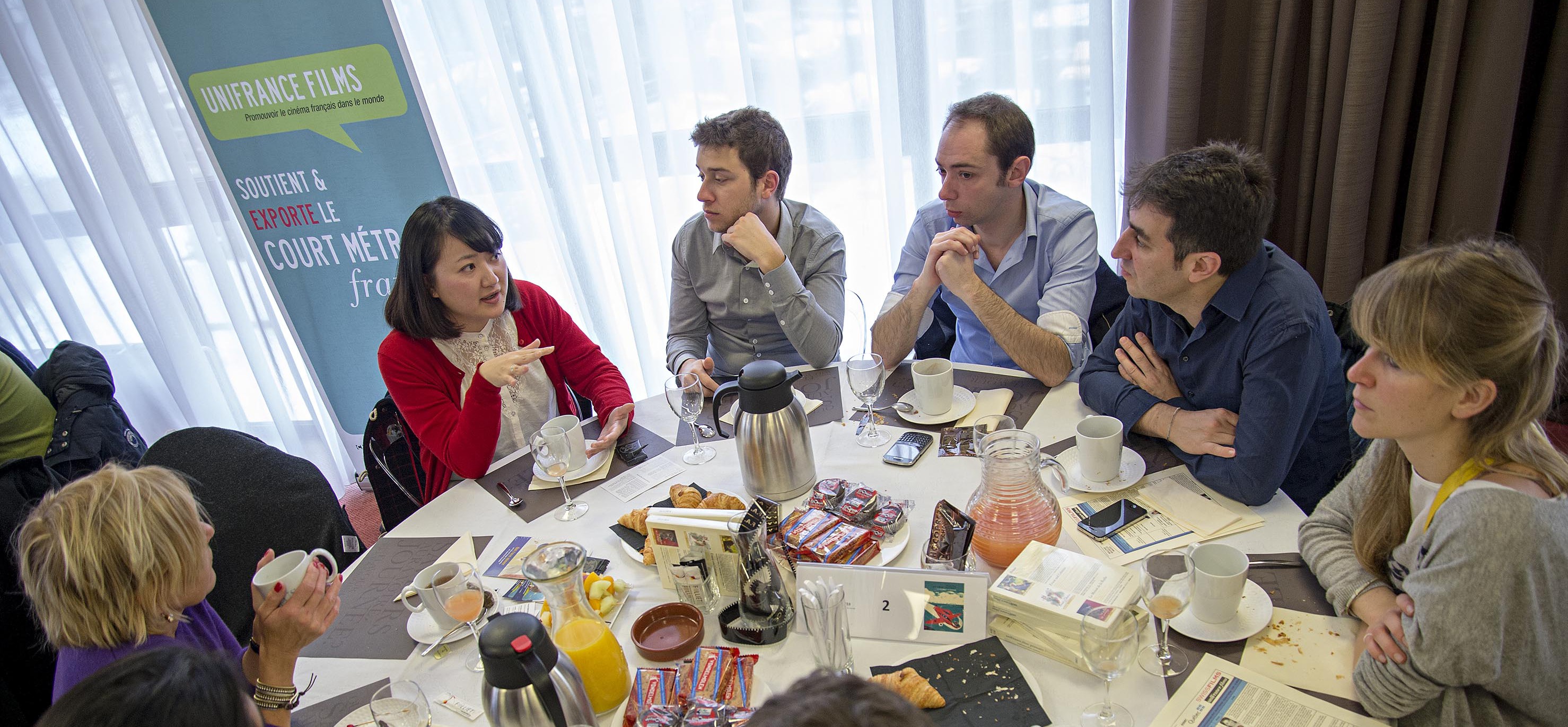 The UniFrance breakfasts at Clermont-Ferrand The UniFrance breakfasts at Clermont-Ferrand