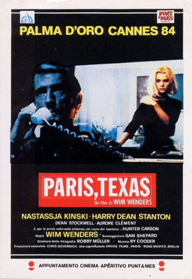 Paris, Texas - Poster Italie Paris, Texas - Poster Italie