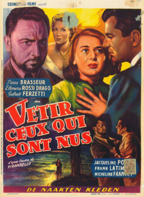 Vêtir ceux qui sont nus - Poster Belgique Vêtir ceux qui sont nus - Poster Belgique