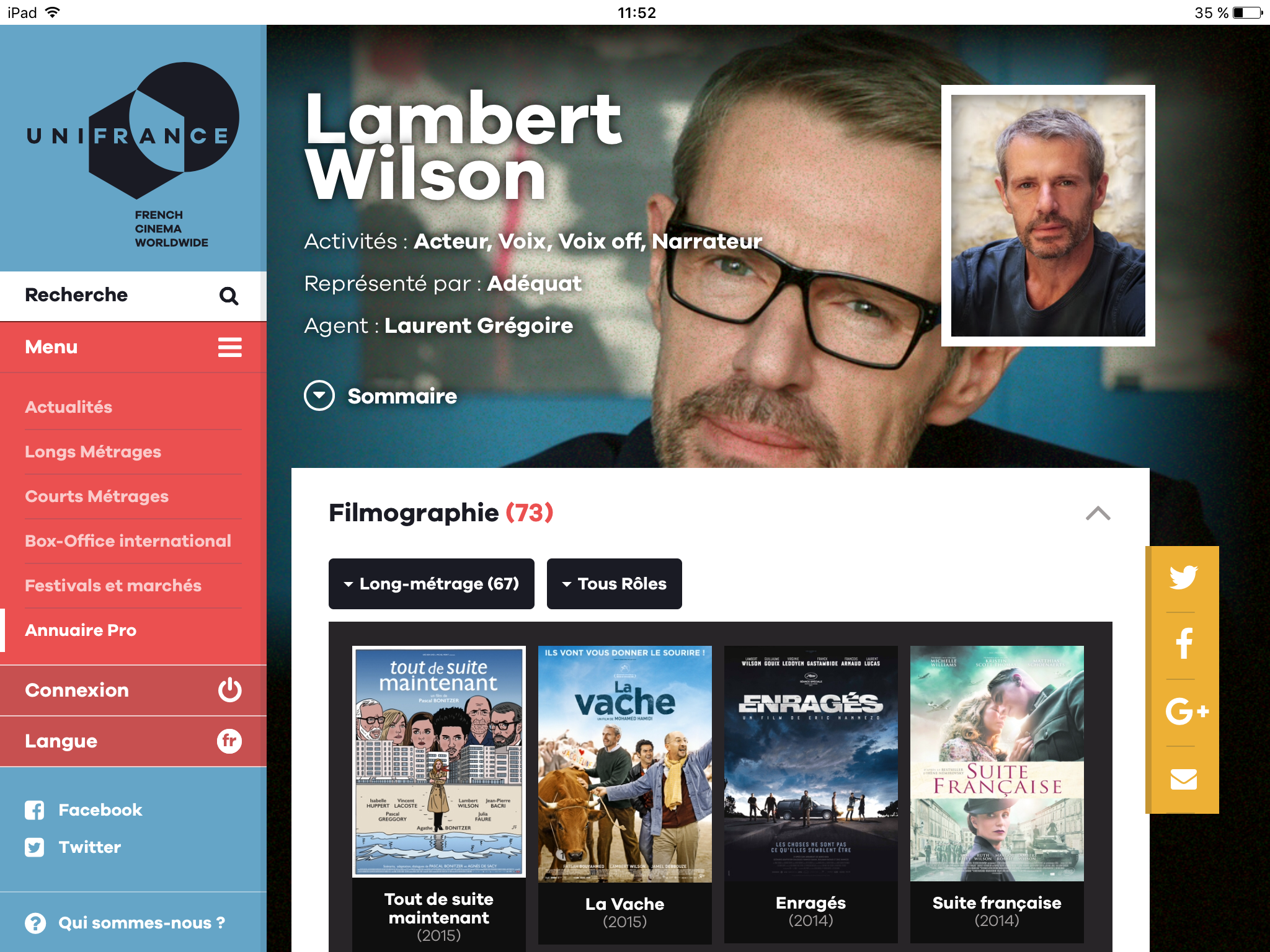 UniFrance lanza su nueva aplicación móvil UniFrance lanza su nueva aplicación móvil