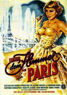 Under Paris Skies - Poster Allemagne