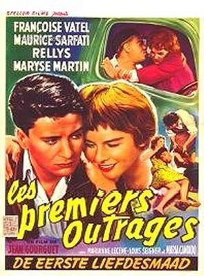 Les Premiers Outrages - Poster Belgique Les Premiers Outrages - Poster Belgique