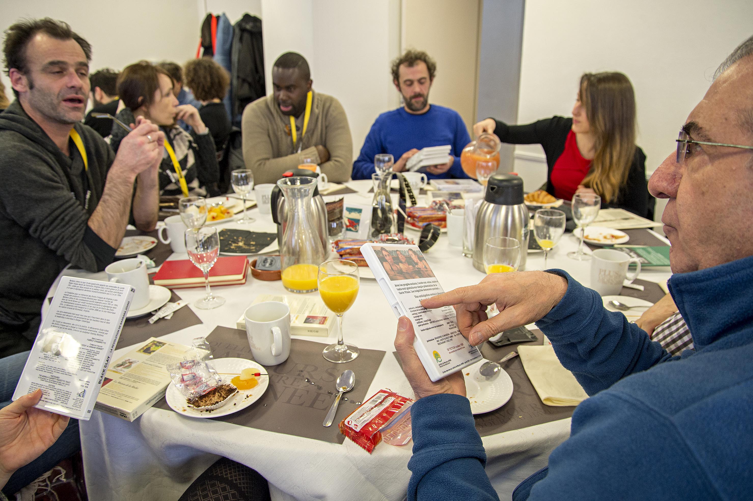 The UniFrance breakfasts at Clermont-Ferrand The UniFrance breakfasts at Clermont-Ferrand