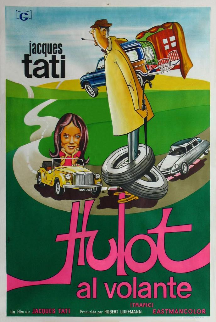 Char41 TRAFIC トラフィック フランス映画 ポスター トラフィック de Jacques Tati (1971) - Unifrance