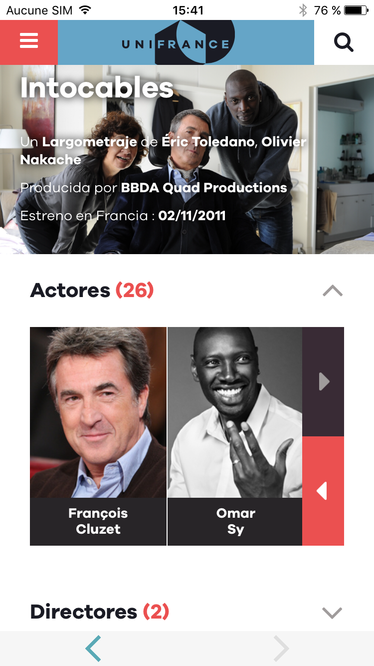 UniFrance lanza su nueva aplicación móvil UniFrance lanza su nueva aplicación móvil