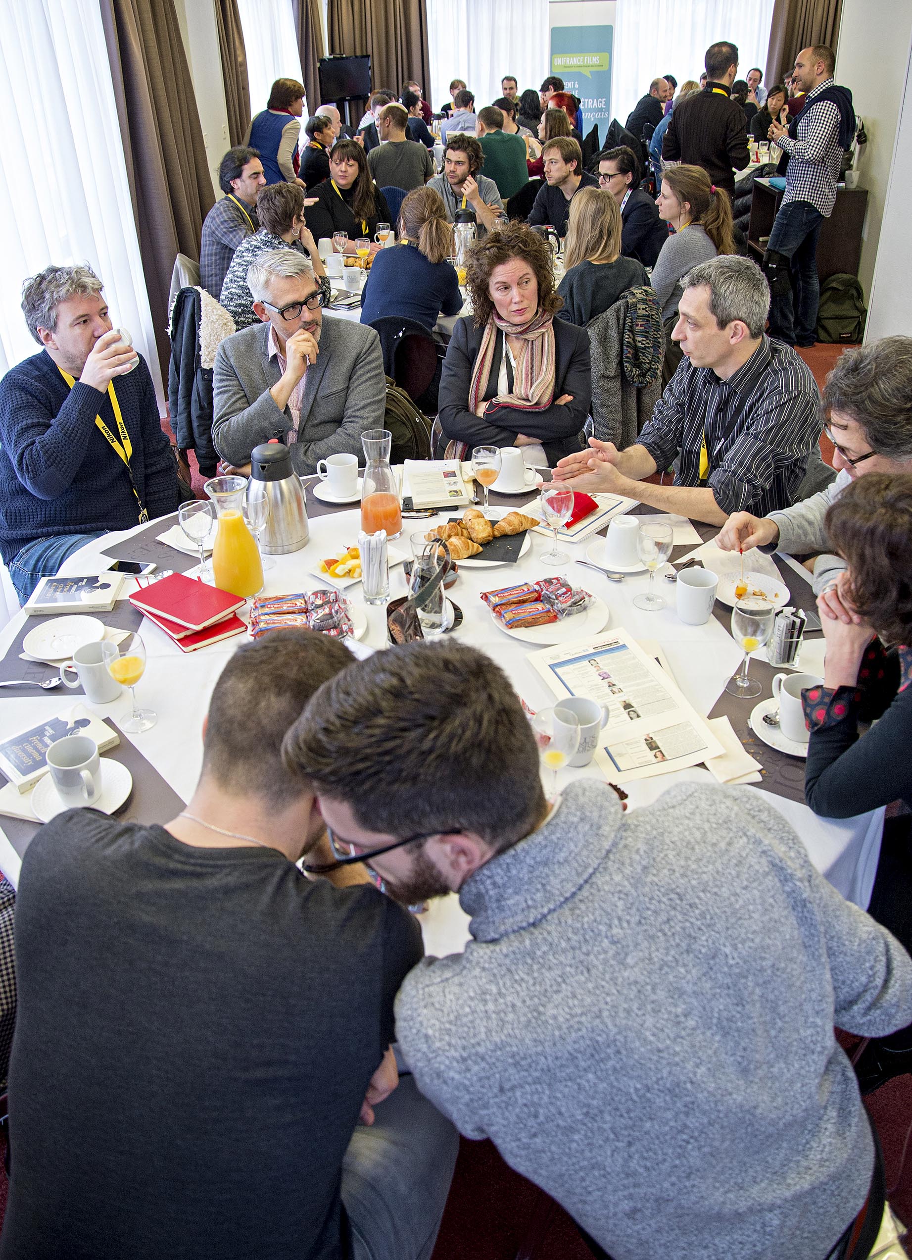 The UniFrance breakfasts at Clermont-Ferrand The UniFrance breakfasts at Clermont-Ferrand