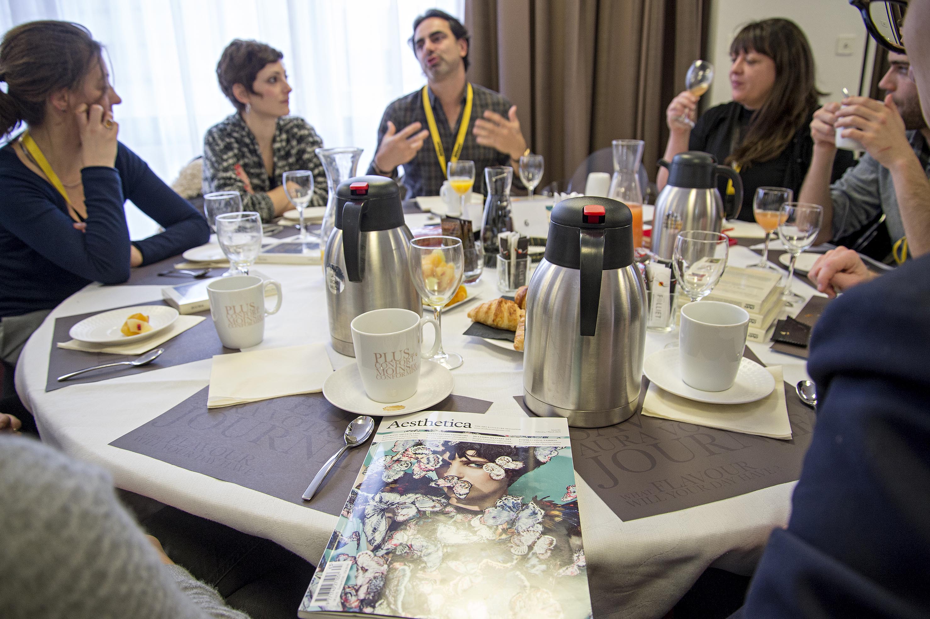 The UniFrance breakfasts at Clermont-Ferrand The UniFrance breakfasts at Clermont-Ferrand