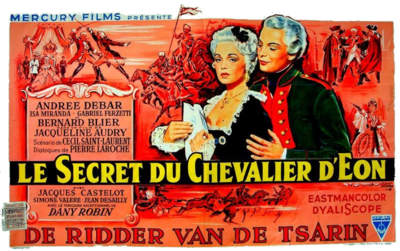 Le Secret du Chevalier d'Eon - Poster Belgique Le Secret du Chevalier d'Eon - Poster Belgique