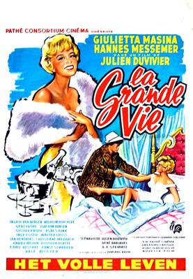 La Grande Vie - Poster - Belgique