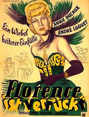 Florence est folle - Poster Allemagne Florence est folle - Poster Allemagne