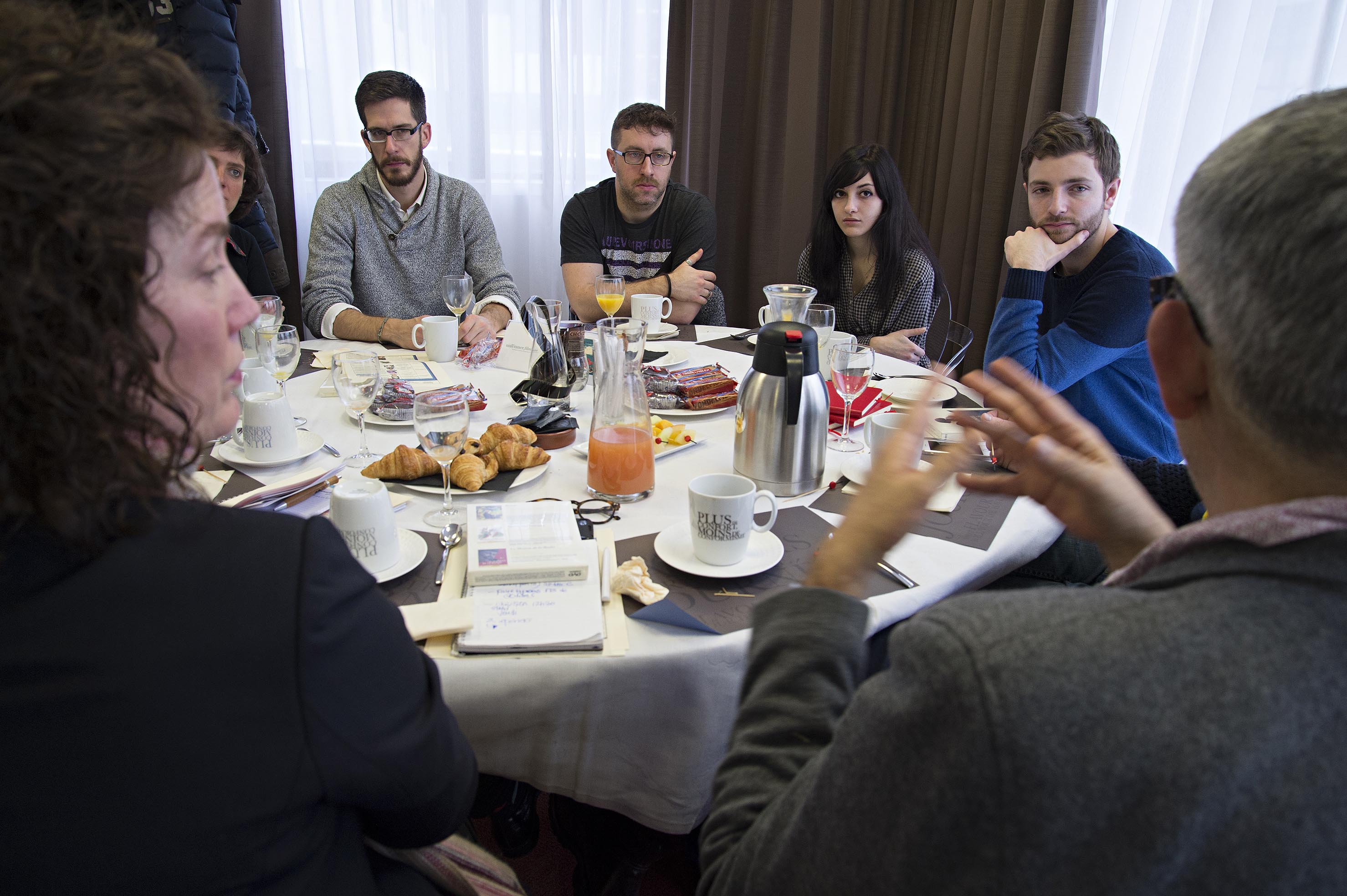 The UniFrance breakfasts at Clermont-Ferrand The UniFrance breakfasts at Clermont-Ferrand