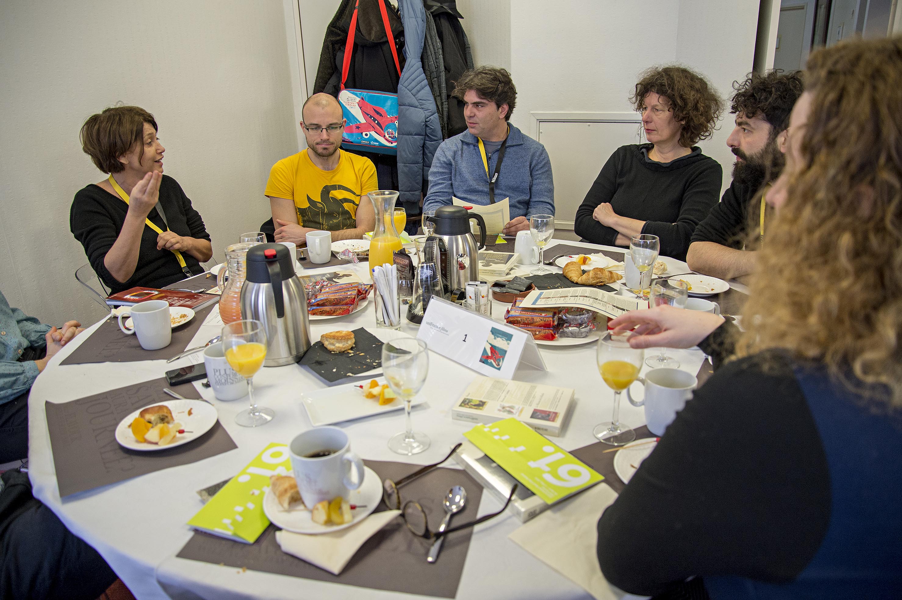 The UniFrance breakfasts at Clermont-Ferrand The UniFrance breakfasts at Clermont-Ferrand