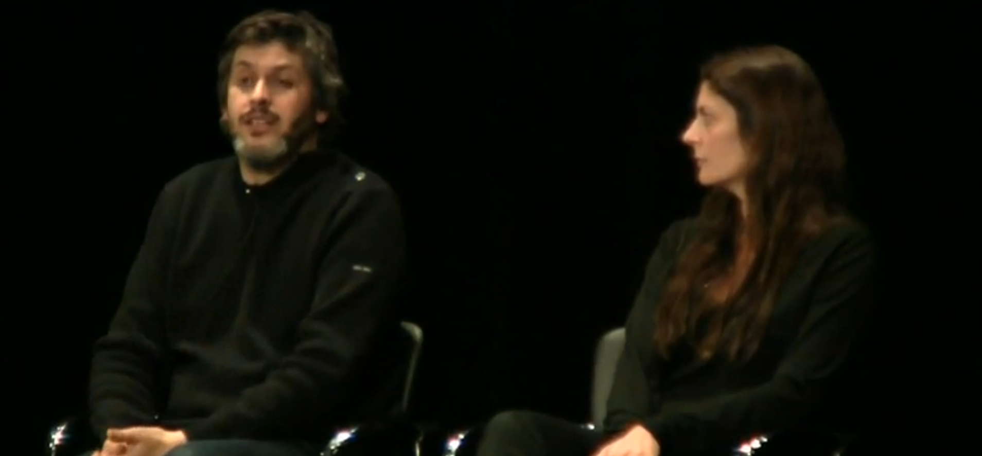 Chiara Mastroianni y Christophe Honoré en Nueva York Chiara Mastroianni y Christophe Honoré en Nueva York