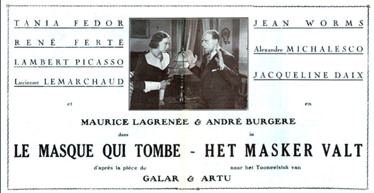 Le Masque qui tombe Le Masque qui tombe