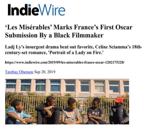 Revue de presse - Octobre 2019 Revue de presse - Octobre 2019