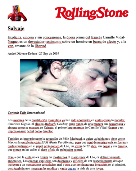 Revue de presse - Octobre 2019 Revue de presse - Octobre 2019