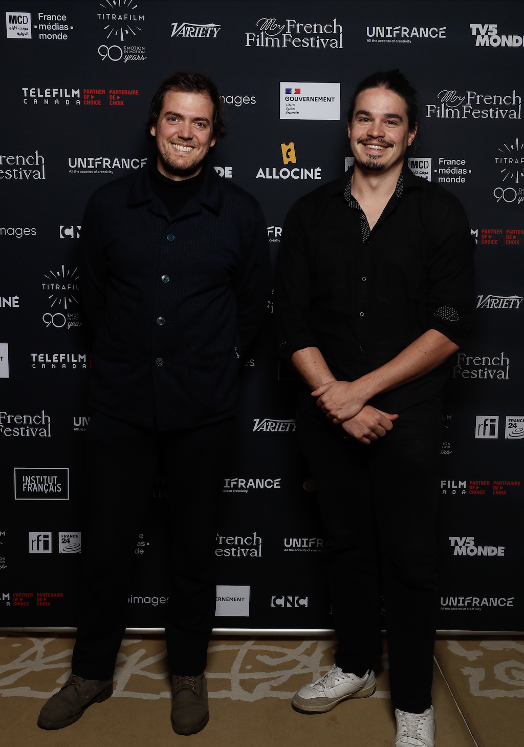 Unifrance décerne un French Cinema Award à Melvil Poupaud - Bastien Milheau (à droite) et son producteur Simon Bleuzé (MyFrenchFilmFestival) - © Christophe Clovis / Unifrance Unifrance décerne un French Cinema Award à Melvil Poupaud - Bastien Milheau (à droite) et son producteur Simon Bleuzé (MyFrenchFilmFestival) - © Christophe Clovis / Unifrance