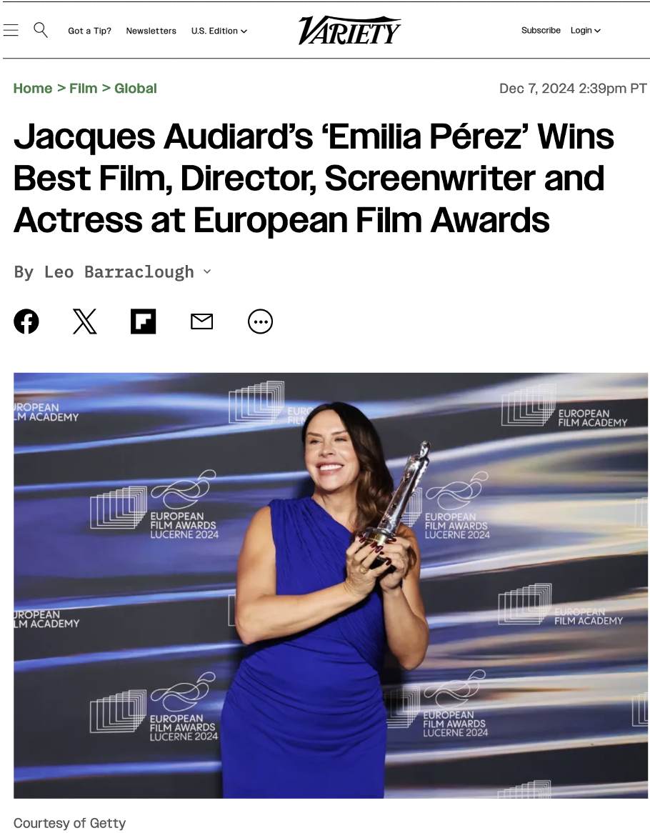 Revue de presse internationale - Décembre 2024 Revue de presse internationale - Décembre 2024