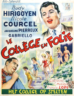 Le Collège en folie - Poster Belgique Le Collège en folie - Poster Belgique