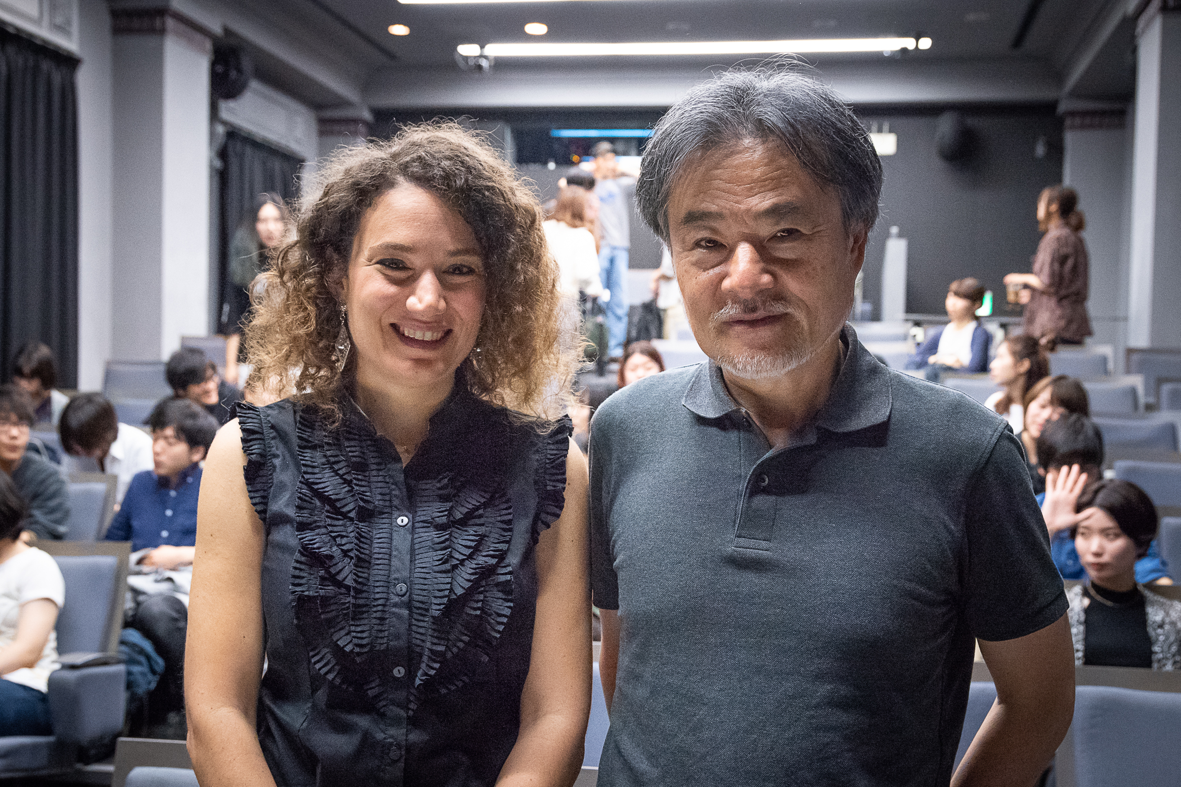 June 22: Day 2 of the Festival - Coralie Fargeat en masterclass modérée par Kiyoshi Kurosawa June 22: Day 2 of the Festival - Coralie Fargeat en masterclass modérée par Kiyoshi Kurosawa